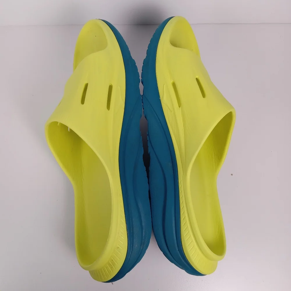 HOKA Ora Recovery Slide 3 Dual-Density Cushioned Breathable Sandals Mens Size 12
